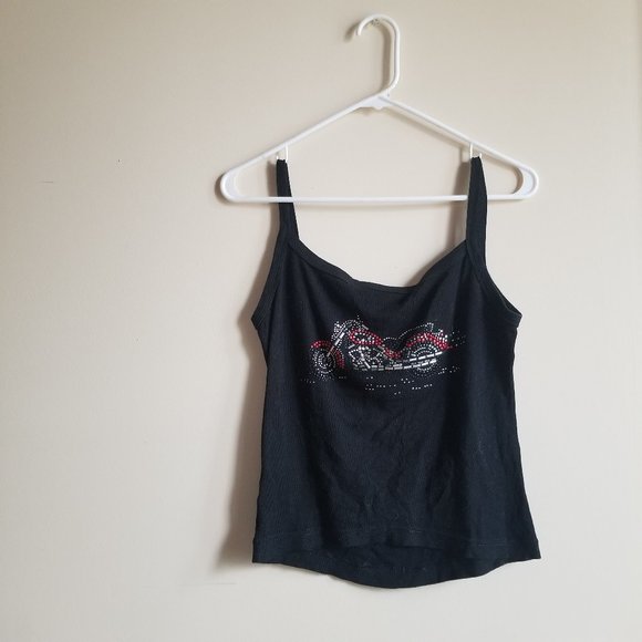 Y2K Motorcycle Crop/Tanktop - Picture 1 of 3